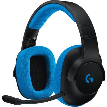 Casti gaming cu microfon Logitech G233 Prodigy, Albastru Casti gaming cu microfon Logitech G233 Prodigy, Albastru