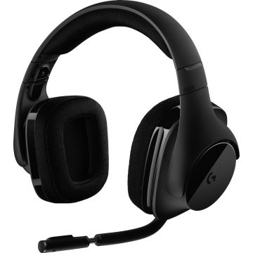Casti gaming cu microfon Logitech G533, DTS Surround, 7.1 Casti gaming cu microfon Logitech G533, DTS Surround, 7.1