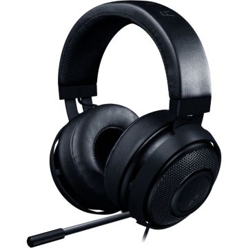 Casti gaming cu microfon Razer Kraken 2019, multiplatforma, Negru