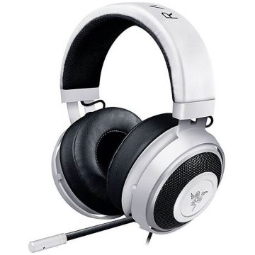 Casti Gaming cu microfon Razer Kraken Pro V2 Oval, Alb