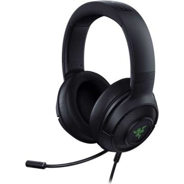 Casti gaming cu microfon Razer Kraken X, 7.1 Surround, USB, Negru