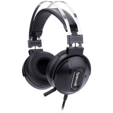 Casti Gaming cu microfon Redragon Ladon, Negru