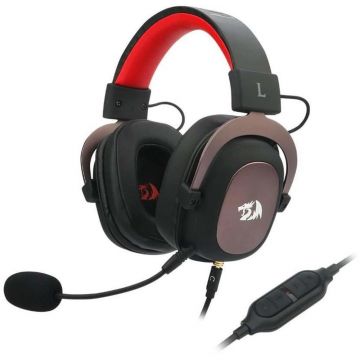 Casti gaming cu microfon Redragon Zeus, 7.1, Negru