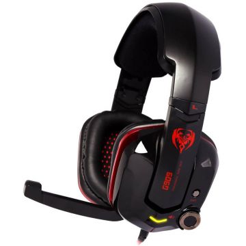 Casti Gaming cu microfon Somic G909, Surround 7.1, Negru