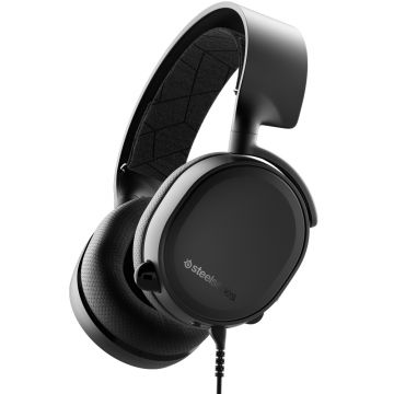 Casti gaming cu microfon SteelSeries Arctis 3 2019 Edition, Negru Casti gaming cu microfon SteelSeries Arctis 3 2019 Edition, Negru