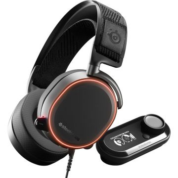 Casti gaming cu microfon SteelSeries Arctis Pro + GameDAC