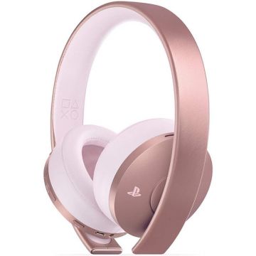 Casti gaming Sony Gold Wireless pentru PS4, Roz Auriu