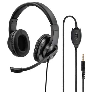 Casti PC On-Ear Hama HS-P350, Negru