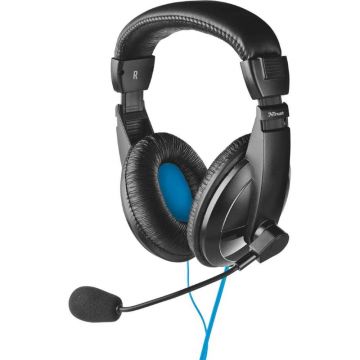 Casti PC On-Ear Trust Quasar, Negru