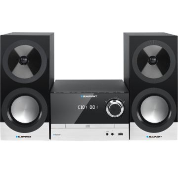 Microsistem audio Blaupunkt MS40BT, CD Player, Bluetooth, FM radio, USB, Negru