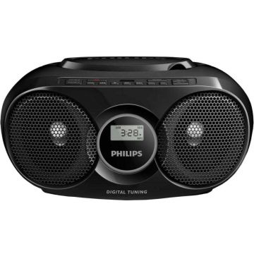 Microsistem audio Philips AZ318B/12, USB, MP3, CD, FM, Negru