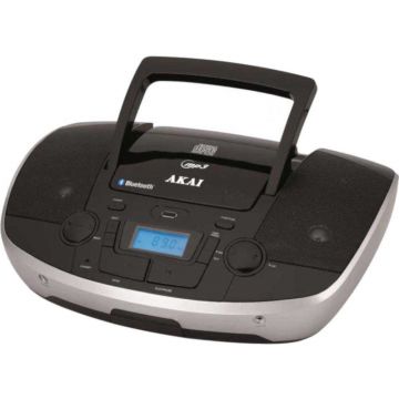 Radio CD portabil Akai APRC-108, 6W, Bluetooth, Negru