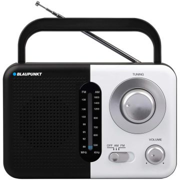 Radio portabil Blaupunkt PR7BK, FM, Negru