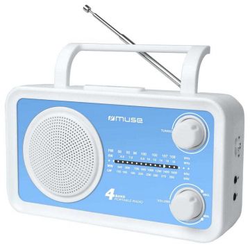Radio portabil Muse M-05 BL, Turcoaz