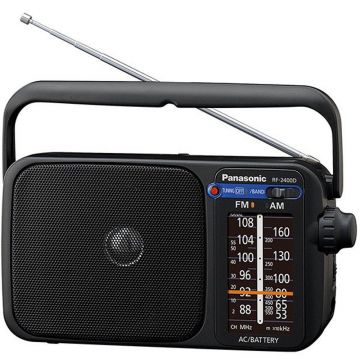 Radio portabil Panasonic RF-2400DEG-K, FM/AM, Negru Radio portabil Panasonic RF-2400DEG-K, FM/AM, Negru