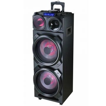 Sistem audio Akai DJ-3210, Bluetooth, 150W, Negru Sistem audio Akai DJ-3210, Bluetooth, 150W, Negru