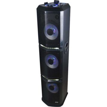 Sistem audio Akai DJ-4308A, Bluetooth, DJ effects, Party light, Negru Sistem audio Akai DJ-4308A, Bluetooth, DJ effects, Party light, Negru
