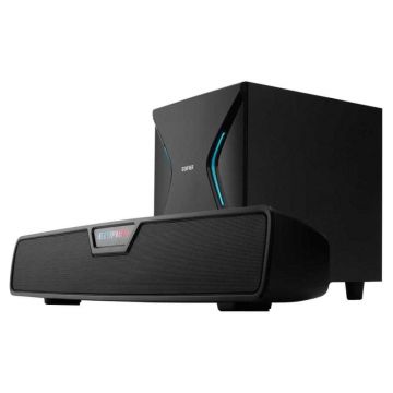 Soundbar PC Edifier G7000, 86W, Bluetooth, Subwoofer, Iluminare RGB, Negru