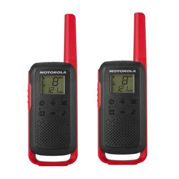 Statie radio emisie-receptie walkie-talkie Motorola Talkabout T62, Rosu