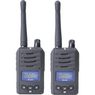 Statie radio PMR portabila TTi TX110, set cu 2 bucati