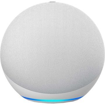 Boxa inteligenta Amazon Echo Dot 4rd Gen, Glacier White