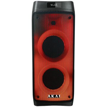 Boxa portabila Akai PARTY BOX 810, Bluetooth, Multi-colour Effect, Display LED, Negru