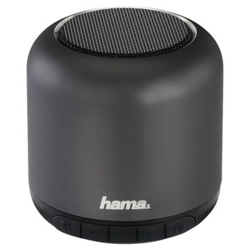 Boxa portabila Hama Steel Drum, Loudspeaker, Bluetooth, Putere 3W, Anthracite