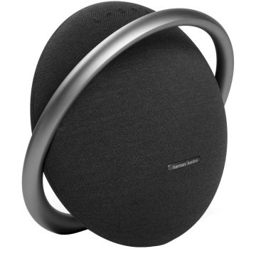 Boxa portabila Harman Kardon Onyx Studio 7, Bluetooth, Autonomie pana la 8 ore, Negru