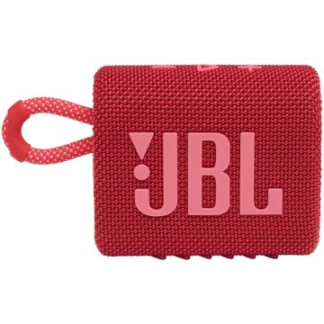 Boxa portabila JBL GO 3 Waterproof, Bluetooth, IPX67, Autonomie pana la 5 ore, Rosu