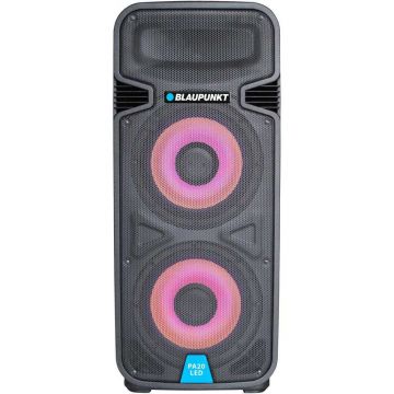 Boxa portabila profesionala Blaupunkt PA20LED, 800W, Bluetooth, FM, SD, USB, AUX, Karaoke