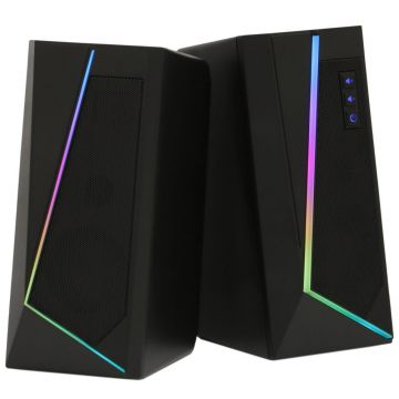 Boxe gaming A+ Kandaon SGL3, 6W, 2.1, RGB, Negru