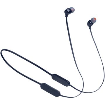 Casti audio In-Ear JBL Tune 125, Bluetooth, Asistent vocal, Pure Bass, Multi-point, Albastru