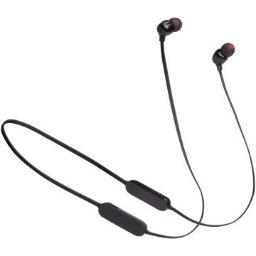 Casti audio In-Ear JBL Tune 125, Bluetooth, Asistent vocal, Pure Bass, Multi-point, Negru