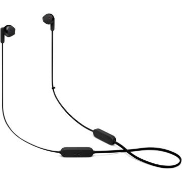 Casti audio In-Ear JBL Tune 215, Bluetooth, Pure Bass, Asistent vocal, Multi-point, Autonomie 16 ore, Negru