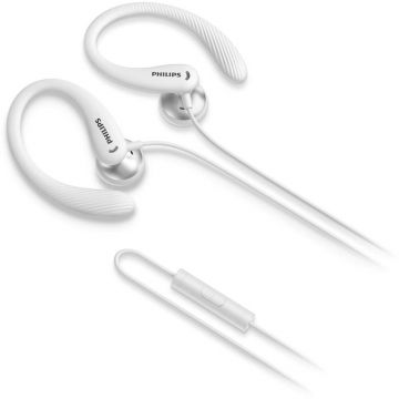 Casti audio In-Ear Philips TAA1105WT/00, Microfon incorporat, Alb Casti audio In-Ear Philips TAA1105WT/00, Microfon incorporat, Alb