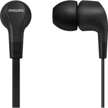 Casti audio In-Ear Philips TAE1105BK/00, Microfon, Negru Casti audio In-Ear Philips TAE1105BK/00, Microfon, Negru