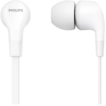 Casti audio In-Ear Philips TAE1105WT/00, Microfon, Alb Casti audio In-Ear Philips TAE1105WT/00, Microfon, Alb