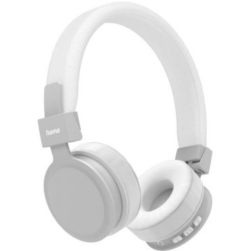 Casti audio On-Ear Hama Freedom Lit, Bluetooth, Alb Casti audio On-Ear Hama Freedom Lit, Bluetooth, Alb