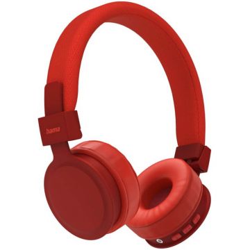 Casti audio On-Ear Hama Freedom Lit, Bluetooth, Rosu