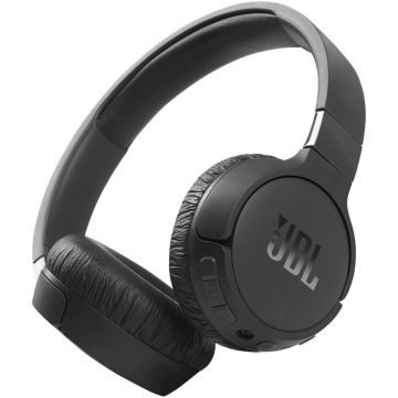Casti audio On-Ear JBL Tune 660NC, Bluetooth, Noise cancelling, Asistent vocal, Negru