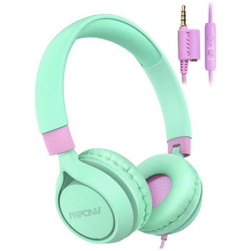 Casti audio On-Ear Mpow Che1 Pro Kid`s, Verde