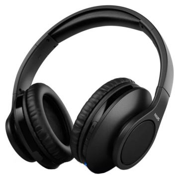 Casti audio Over-Ear TV Philips TAH6206BK/00, Wireless, Bluetooth, Autonomie 18h, Negru