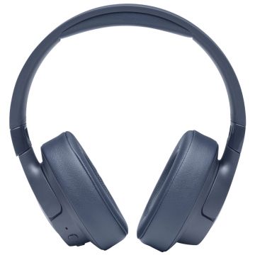 Casti audio wireless over-ear JBL Tune JBLT760NCBLU, Bluetooth, Active Noise Cancelling, Pure Bass Sound, Baterie 35H, Microfon, Albastru