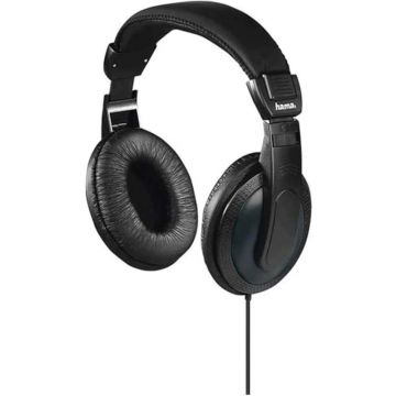 Casti Basic4Tv Hama, Over-ear, Unilateral, Cu fir, 6 m, Negru