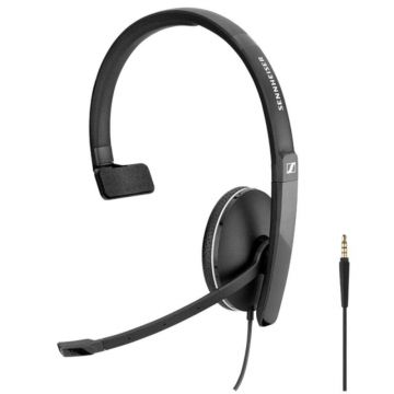 Casti Call Center Sennheiser SC 135 Jack 3.5mm, Negru