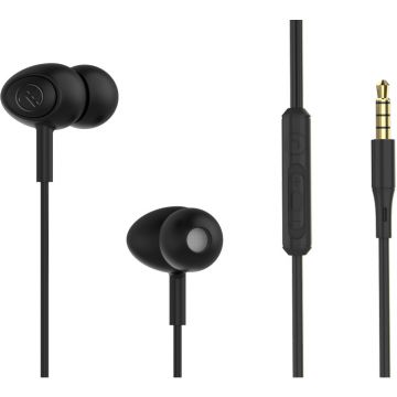 Casti cu fir In-Ear Tellur Basic Gamma, Microfon, Negru