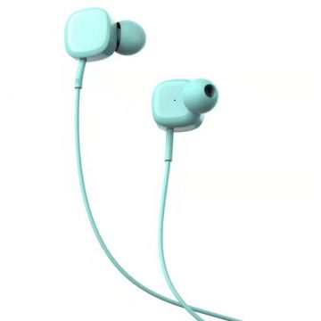 Casti cu fir In-Ear Tellur Basic Sigma, Microfon, Albastru
