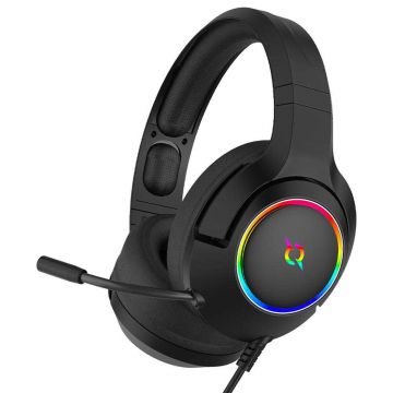 Casti gaming cu microfon Aqirys Vega, 7.1 Virtual surround, RGB Casti gaming cu microfon Aqirys Vega, 7.1 Virtual surround, RGB