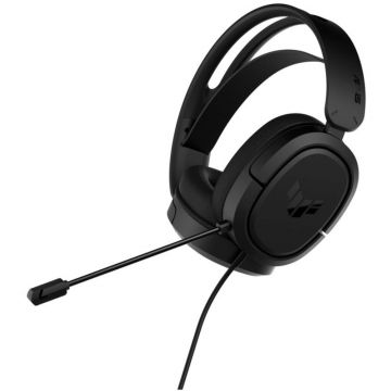 Casti gaming cu microfon ASUS TUF H1, Multimedia, Virtual Sound 7.1, Negru Casti gaming cu microfon ASUS TUF H1, Multimedia, Virtual Sound 7.1, Negru