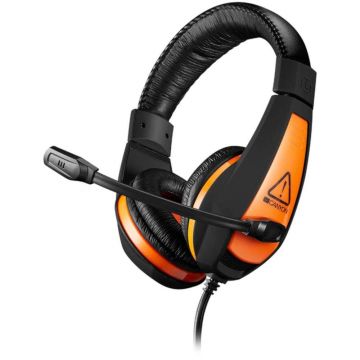 Casti gaming cu microfon Canyon Star Raider, Portocaliu Casti gaming cu microfon Canyon Star Raider, Portocaliu